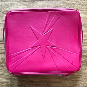 Pink Star Embossed Women's Bag makeup bag or storage bag.never used